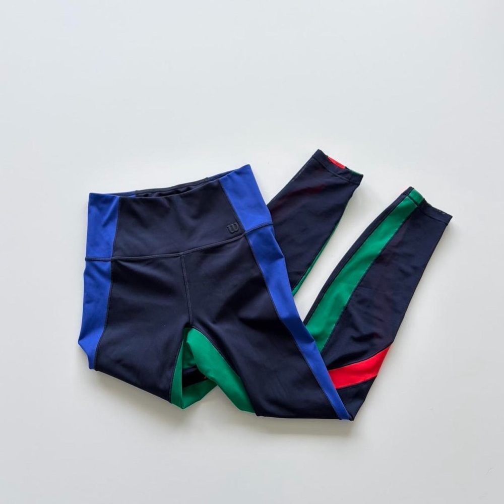 Wilson Leggings with Red, Blue and Green Accents